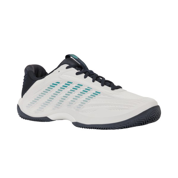 K-Swiss Hypercourt Express 3 Clay Herren Tennisschuhe weiß türkis