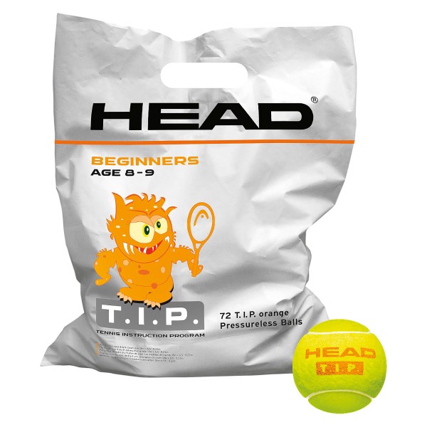 Head TIP orange Polybag Tennisbälle