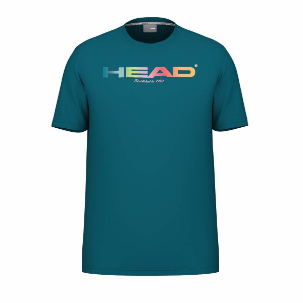 Head Rainbow Shirt Herren türkis Tennisshirt