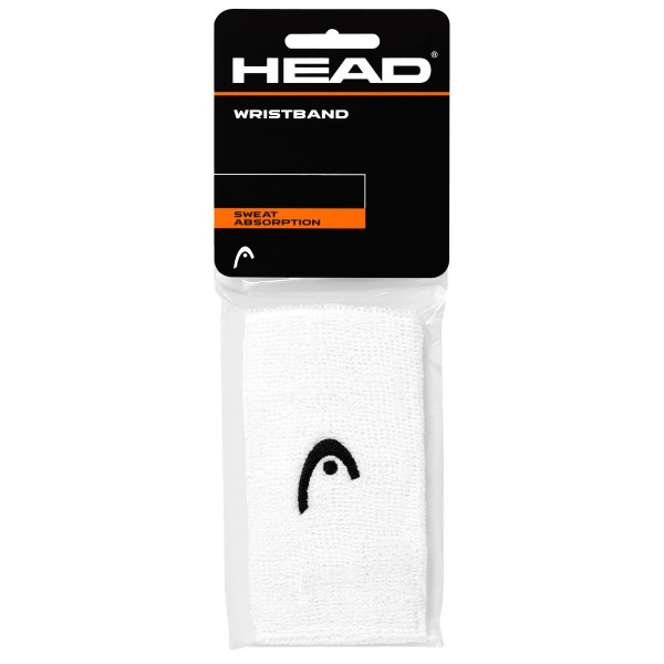 Head Wristband 5' Schweißband 2er weiß