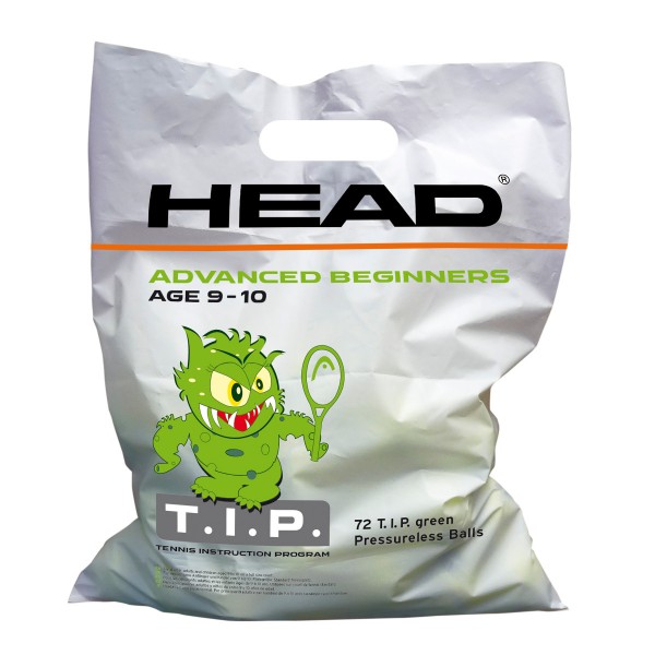 Head TIP green Polybag Tennisbälle